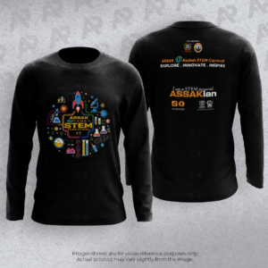 assak stem tshirt lengan panjang